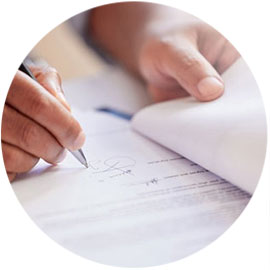 legal verification service oval